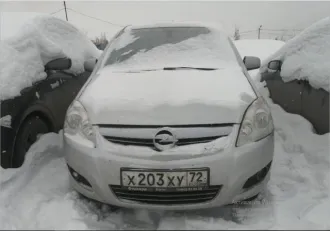 Opel Zafira 2011 года, 140 лс, 150000 км, VIN W0L0AHM75B2078076, г/н Х203ХУ 72.