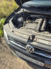 Volkswagen Tiguan, 2019 года, 150 лс, 131483 км, АКПП еще VOLKSWAGEN TIGUAN, VIN XW8ZZZ5NZLG009278, 2019 г.в, цвет черный.
