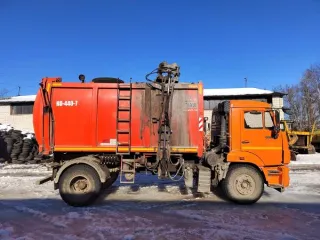 Мусоровоз КО-440-7 на шасси КАМАЗ 2017 года. Пробег: 109994 км. Наличие ПТС: есть. VIN номер: XVL483231H0000744 (VIN базового шасси XTC432534Н1372514).
