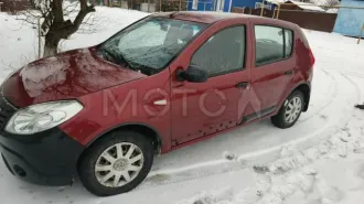 Renault Sandero, 2012 года, 103 лс, 96 594 км, АКПП, VIN: X7LBSRBYACH501085, ГРЗ: C213TE136, шасси: отсутствует, кузов.