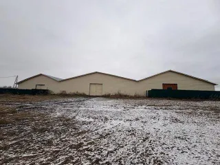 Имущественный комплекс в Татарстане: здание цеха забоя 1072 кв.м, контора 589.3 кв.м, гараж 294.6 кв.м, склад минеральных удобрений 1186.2 кв.м, арочный склад 657 кв.м, зернохранилища 620.4 кв.м и 625.5 кв.м, пункт технического обслуживания 388.7 кв.м, фуражный склад 1124.7 кв.м, зерносклады 629.2…