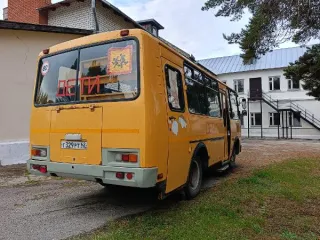 Автобус для перевозки детей ПАЗ 32053-70 2013 транспортное средство: автобус для перевозки детей ПАЗ 32053-70, идентификационный номер (VIN) X1M3205BXD0002386, год изготовления ТС– 2013, мощность двигателя – 122.4 л.с., цвет кузова – желтый