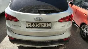 Автомобиль Hyundai SANTA FE, 2015 г.в, VIN-KMHST81CDFU495533, гос. № О885EУ31