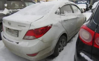 Hyundai Solaris 2013 года, 123 лс, 270224 км, АКПП, VIN: Z94CT41DBDR252747, цвет белый.