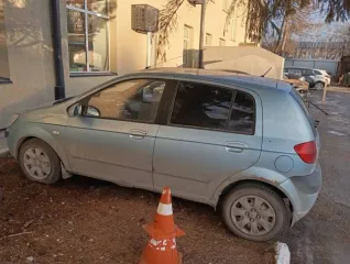 Hyundai Getz 2005 года, 66 л.с., пробег 238629 км. Модель двигателя G4HG 5053869, госномер В809ЕК 774, цвет серебристо-голубой, объем двигателя 1086 куб.см.
