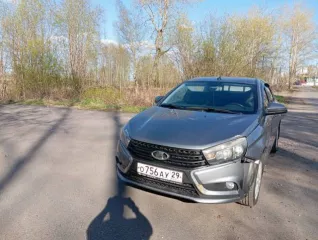 Автомобиль легковой, LADA VESTA, 2020 г. в., цвет: серый, VIN: XTAGFL110MY505704. Автомобиль на ходу, в передней и задней части имеются повреждения (бампер передний-задний, капот, багажная дверь).