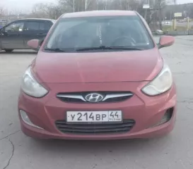 Автомобиль Hyundai Solaris 2012 г. Кузов № Z94CT41CACR169152, VIN Z94CT41CACR169152, регистрационный знак У214ВР44.