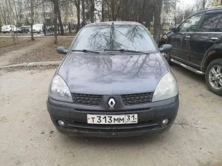 Renault Symbol 2007, модель Renault Symbol 4EX1493. Год выпуска 2007, VIN VF1LB03C538134201. Цвет кузова темно-серый. Номер двигателя K7JA700 RJ53080. Рабочий объем 1390 см³, мощность 75 л.с. (55 кВт), экологический класс второй, тип транспортного средства легковой. Состояние: царапины и вмятины по…