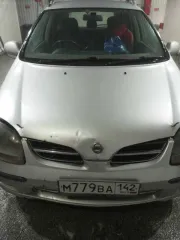 Nissan Tino 1999 года, 120 лс, 500000 км, АКПП. Автомобиль «Ниссан Тино» 1999 г.в., рег. №М779ВА142, № кузова V10002906, цвет: серый, VIN отсутствует. Номера не проверялись. Комплектность не проверялась. Пробег неизвестен. Сведения о коробке передач не предоставлены.