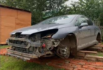 Peugeot 407, 2006, VIN: VF36D6FYC21494493, серый.