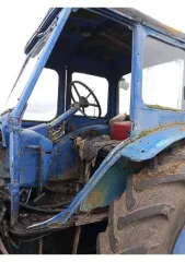 Трактор МТЗ-50 1970 года выпуска, синий. Двигатель № 268, госномер 3948 ХЕ 24.