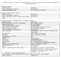 Земельный участок 755 кв.м 47:20:0745004:2. Основной вид разрешенного использования: 15.0.