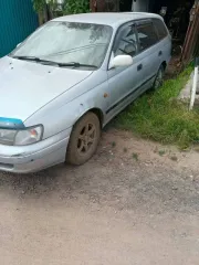 Toyota Caldina 1999 года, 94 л.с., пробег 261190 км, АКПП. Цвет серебристый. VIN отсутствует. ПТС 38 ОР 277196, госномер Е311АА138. Мощность двигателя 69 кВт (94 л.с.). Кузов CT197 5003205. Разрешенная максимальная масса 1780 кг, масса без нагрузки 1170 кг.