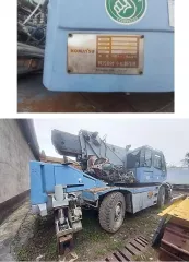 Кран самоходный Komatsu LW250-5, зав. № (рамы): L003-50094, 2006 г.в., цвет: синий, серый, документы (СОМ, ПСМ): в наличии, состояние: нерабочий, разукомплектован.