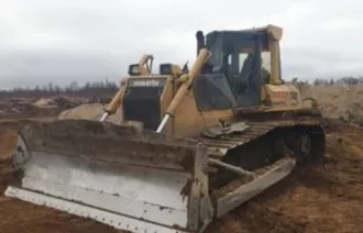 Гусеничный бульдозер Komatsu D65PX 15EO, 2008 г.в., зав. №70720, 193 л.с., ГРЗ 65 СМ 7541.