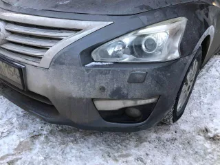 Автомобиль марки NISSAN модель Teana, 2014 г.в. VIN номер Z8NBCAL33ES006052. 1 Подвеска заднего левого колеса –деформировано ,колесо развернуто по горизонту и вертикали 2 Диск колеса задний левый стоит не комплектный 3 Порог левый смещение передней левой части 4 Диск колеса передний левый…