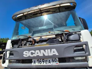 Грузовой тягач седельный Scania P114 GA4X2NA 340, 2007 года выпуска, государственный номер А169ЕА60, идентификационный номер (VIN) 9BSP4X20003619579, номер шасси (рамы) 9BSP4X20003619579, номер двигателя DC1103 L01 8100741, объем двигателя - 10640 куб. см, мощность двигателя - 340 л. с…