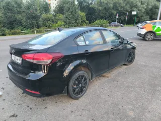 KIA Cerato 2017 года выпуска, черного цвета, государственный номер А162УМ69, VIN XWEFX417BHC002259. Автомобиль после ДТП, требуется замена переднего бампера, противотуманных фар, левого крыла вместе с колесом, замена проводки.