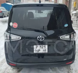 Легковой автомобиль «Toyota SIENTA», 2020 года выпуска, идентификационный номер  VIN : NCP175 7039162, цвет – черный, правый руль.
