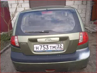 Hyundai Getz (ХЕНДЭ ГЕТЦ) GL 1.1 MT, 2007 года выпуска, светло-зеленый, 66 л.с., кузов (коляска) № KMHBT31GP7U175148, VIN KMHBT31GP7U175148, гос. рег. номер Н753ТМ32.