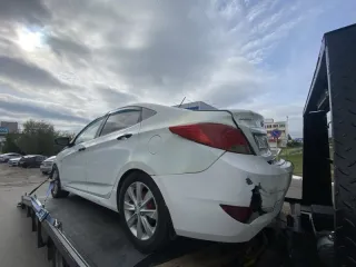 Hyundai Solaris 2016 года выпуска, цвет кузова белый, VIN Z94CT41CAHR515275. Все документы и комплект ключей переданы финансовому управляющему. Автомобиль не на ходу.