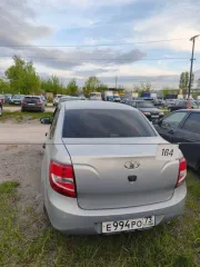 Lada Granta 2016, 87 лс, 142883 км, VIN XTA219010G0405668, гос. номер Е994Р073, цвет серебристый, год выпуска 2016.