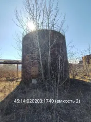 Материалы разбора сооружения, емкость 2, 439 м³, Петухово, Курганская область. Материалы, полученные после разбора сооружения, кадастровый номер 45:14:020203:1740, назначение: иное сооружение (емкость), наименование: емкость 2, объем 439 кубических метров, адрес (местонахождение) объекта…