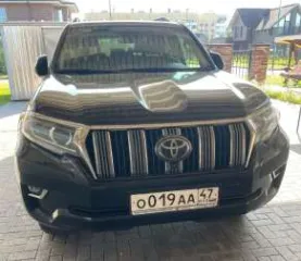 Автомобиль Toyota Land Cruiser 150 Prado 2018 года выпуска, государственный номер О 019 АА 47, VIN JTEBU3FJ00K14972