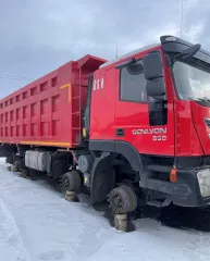 Автомобиль-самосвал Hongyan CQ3406HV39, VIN LZFF31T67MD038828, 2021 года выпуска, гос. рег. знак М868МН142. Отсутствуют ключи.