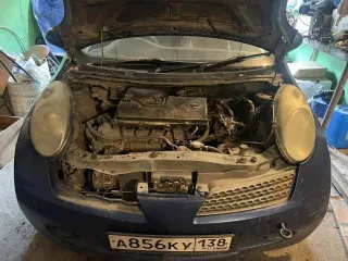 Nissan March 2003 года, 80 лс, 250000 км, АКПП, легковой автомобиль марки Nissan March 2003 года выпуска, кузов BK12080645, VIN отсутствует, синего цвета, государственный регистрационный знак А856 КУ 138