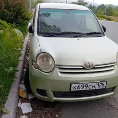 Тойота Сienta, VIN: NCP855003606, год изготовления 2007, госномер К699СН125.