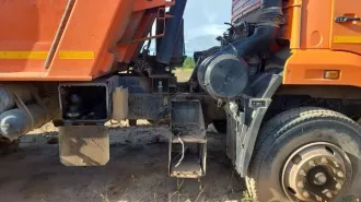 КАМАЗ 6520-43, 2016 г., VIN XTC652004G1345729, ГРЗ С116АВ49. Местонахождение: г. Магадан, п. Сокол.