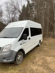 ГАЗ A65R32, 2017 года, автобус, марка: ГАЗ, модель: A65R32, год изготовления: 2017, VIN: X96A65R32H0834658, цвет кузова (кабины): белый, г.р.з. А212АХ797. Имущество является предметом залога.