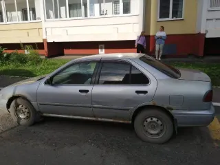 Nissan Sunny 1997 года, 105 лс, пробег 350000 км, АКПП. Седан, модель Sunny, VIN отсутствует, кузов FB14509346, госномер О068XT18.