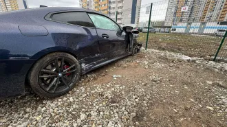 Bmw 4series 430i xdrive, 2022 года выпуска, идентификационный номер (vin) WBA71AP070CL19575, автомобиль не на ходу, после ДТП (см. фото), технически не исследовался, требуется осмотр.