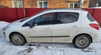 Автомобиль легковой комби (хэтчбек) Peugeot 308, 2008 г.в., VIN: VF34C5FWF55242161, мощность (кВт/л.с.): 88/120.0, цвет: белый.