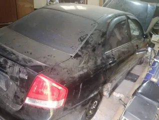 Kia Cerato 2007 года, черный цвет. VIN: KNEFE227275430602.