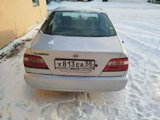 Nissan Bluebird 1998 года, 125 лс, пробег 425842 км, АКПП. Цвет кузова серый. Номер кузова EU14628814. Номер двигателя SR18 943404A. Рабочий объем 125 см3, мощность 125 л.с. Тип транспортного средства: легковой.