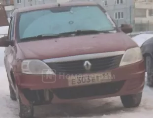 Легковой автомобиль RENAULT SR, 2011 г.в., VIN X7LLSRB1HBH366918, пробег 318 165 км, мощность 84 л.с., АМПП, бензин, цвет красный, г/н: E303ЕТ11RUS, на ходу, требует ремонта и обслуживания