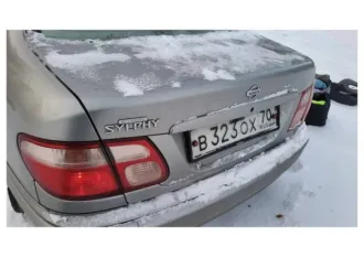 Nissan Bluebird Sylphy, 2000 года, 105 лс, 281956 км, АКПП. Легковой автомобиль, марка: NISSAN BLUEBIRD SYLPHY, год изготовления: 2000, цвет: серый, ПТС: 25 TT 094968, г/н: B323OX70, модель двигателя: QG15, тип двигателя: бензиновый, двигатель №: 403004, мощность двигателя, л. с. (кВт): 105…