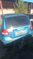 Hyundai Getz, госномер Е968ВЕ774, VIN KMHBT51HP5U358497. Работоспособность не проверялась. Реализация по прямому назначению. Год выпуска: 2005. Вид транспорта: Легковой автомобиль.