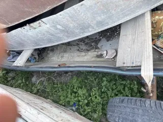 МС без борт номера кустарного производства из алюминия, 1 шт.