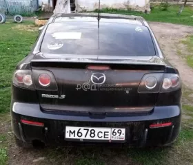 Автомобиль: марки MAZDA 3, год выпуска 2008 г., цвет: черный, № двигателя: Z6 709416, шасси: отсутствует  кузов: № JMZBK12Z501762149, идентификационный номер  VIN  JMZBK12Z501762149