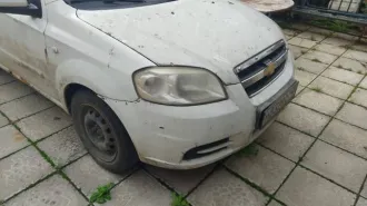 Chevrolet Aveo 2011 года, белый цвет. VIN: XUUSF69W9B0020526, госномер М832КО40. Находится в городе Малоярославец.