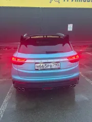 Geely Coolray 2023 года выпуска. VIN: Y4K8622Z4PB924984. Автомобиль находится в залоге у ПАО «Совкомбанк».