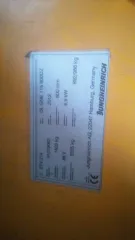 Электроштабелер Jungheinrich EVT 214, 2012 года выпуска, желтого цвета, заводской номер 91079083.