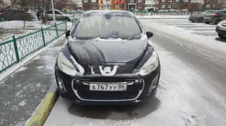 Пежо 308 2011 года, 120 л.с., пробег 170000 км. Государственный регистрационный номер А767УУ86. VIN Z8T4C5FS0BM009407.