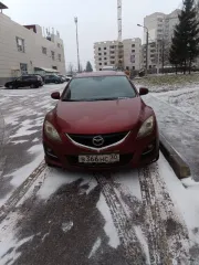Легковой седан Mazda 6. VIN: JMZGH12F701495916. Год выпуска: 2011. Цвет: красный.