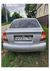 Hyundai Accent, 2008 года, 102 лс. Легковой автомобиль, марка: HYUNDAI, модель: ACCENT, год изготовления: 2008, цвет: серебристый, VIN: X7MCF41GP8M168356, ПТС: 61МР822205, г/н: В443ОС164, модель двигателя: G4EC7W, двигатель №: 047372, мощность двигателя, л. с. (кВт): 102(75), рабочий объем…