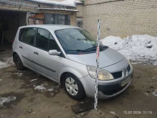 Renault Scenic 2007 года, 113 л.с., 200000 км. Легковой автомобиль, марка: RENAULT, модель: SCENIC AUC16 110 96, год изготовления: 2007, цвет: светло-серо-голубой, VIN: VF1JM1B0H37998547, ПТС: 77ТО 531160, г/н: Н090ВХ60, модель двигателя: K4MD812, тип двигателя: бензиновый, двигатель №: D135828